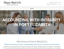 Tablet Screenshot of frco.co.za